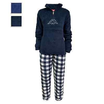 pigiama pile invernale coral lungo donna felpa