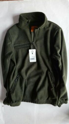 pile colore verde abbigliamento caccia uomo moglione