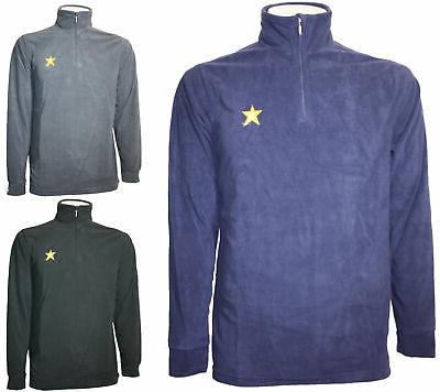 pile uomo mezza zip 3 colori felpa