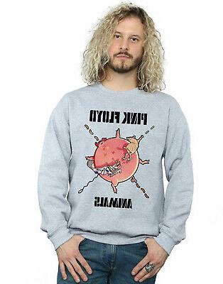 pink floyd uomo fat pig felpa