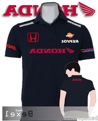 polo neutra printed honda hrc moto gp