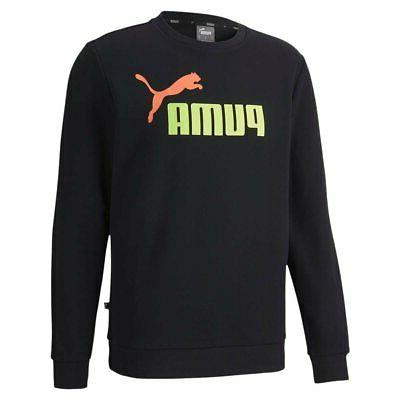 puma felpa sportiva girocollo essential