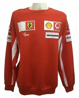 puma felpa ufficiale ferrari 2005 schumacher barrichello