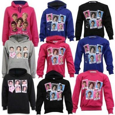 ragazze one direction felpa bambini cappuccio 1d