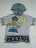 Joe Bloggs Ragazzi Blu/Grigio Stampa Felpa con Cappuccio Man