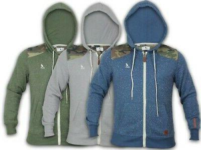ragazzi felpa con cappuccio camouflage marna toppe