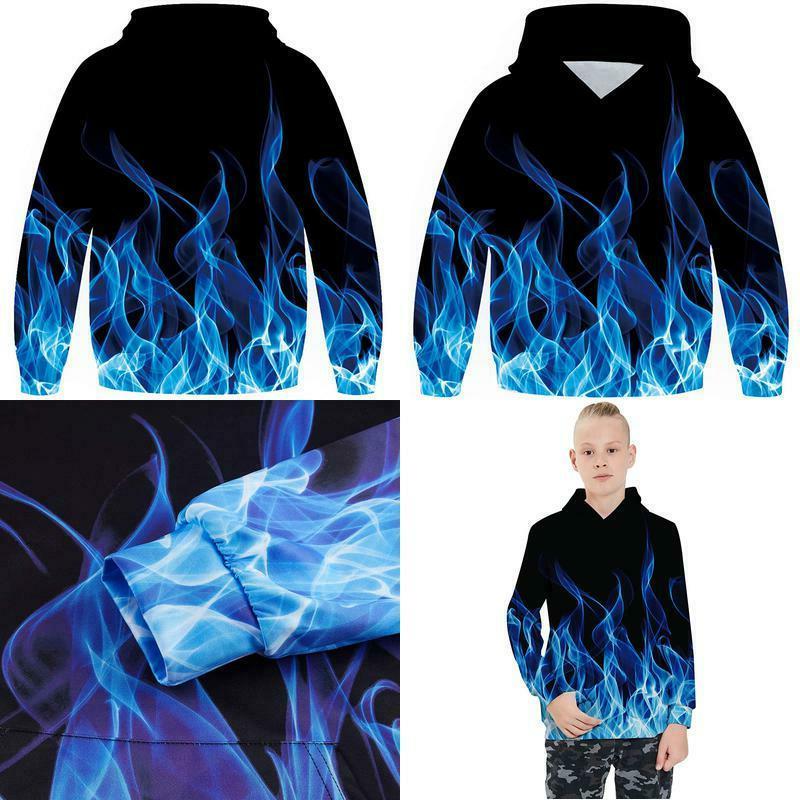 ragazzo ragazza felpe con cappuccio 3d digitale
