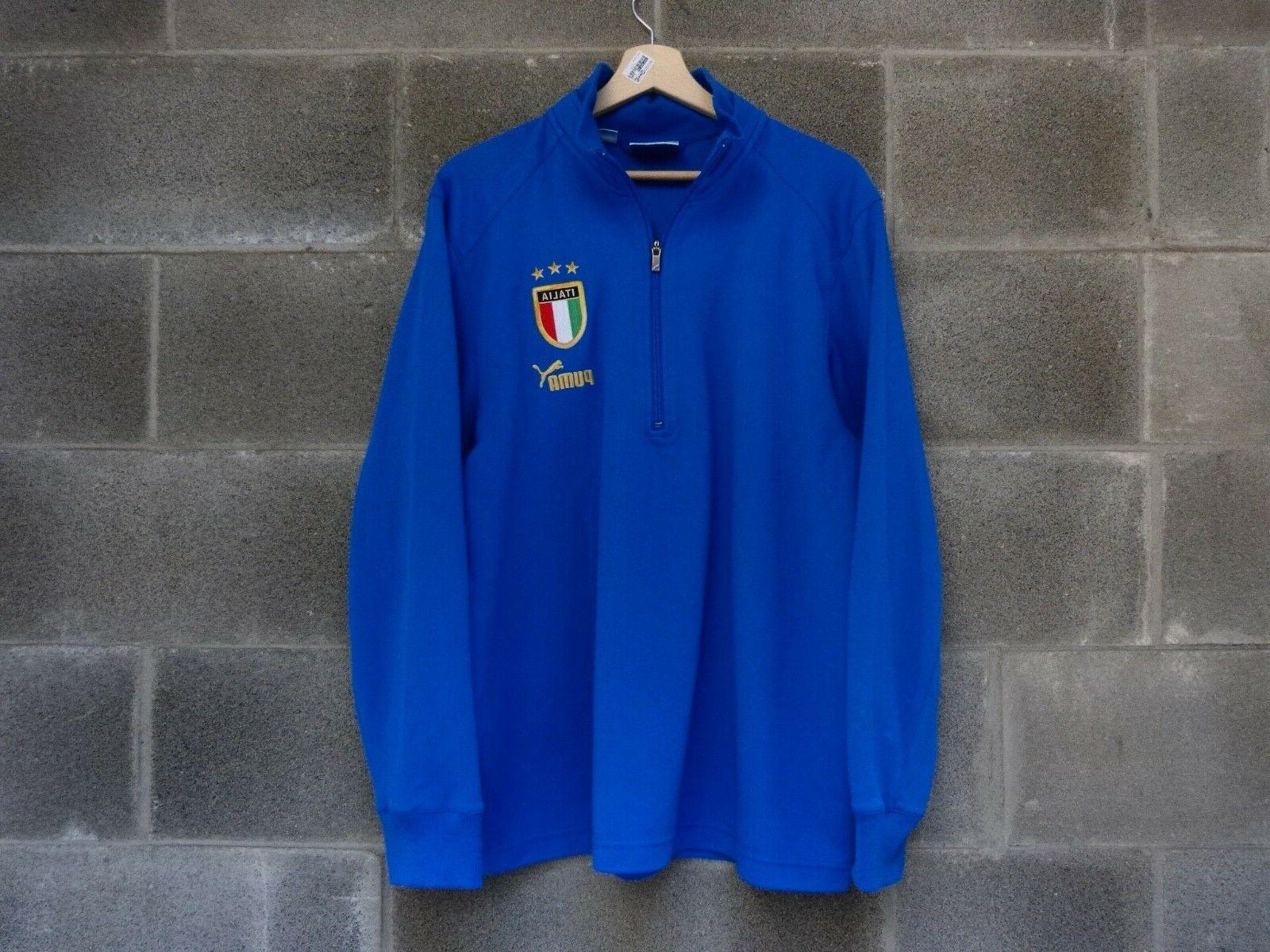 rarissima felpa track top nazionale italiana di