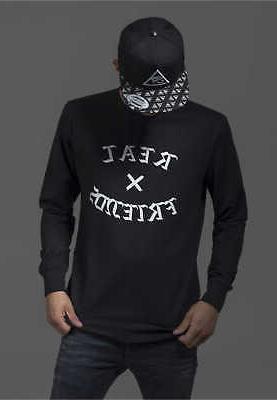 real friends crewneck streetwear felpa girocollo uomo