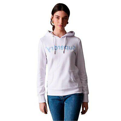 reg flock felpe abbigliamento donna bianco