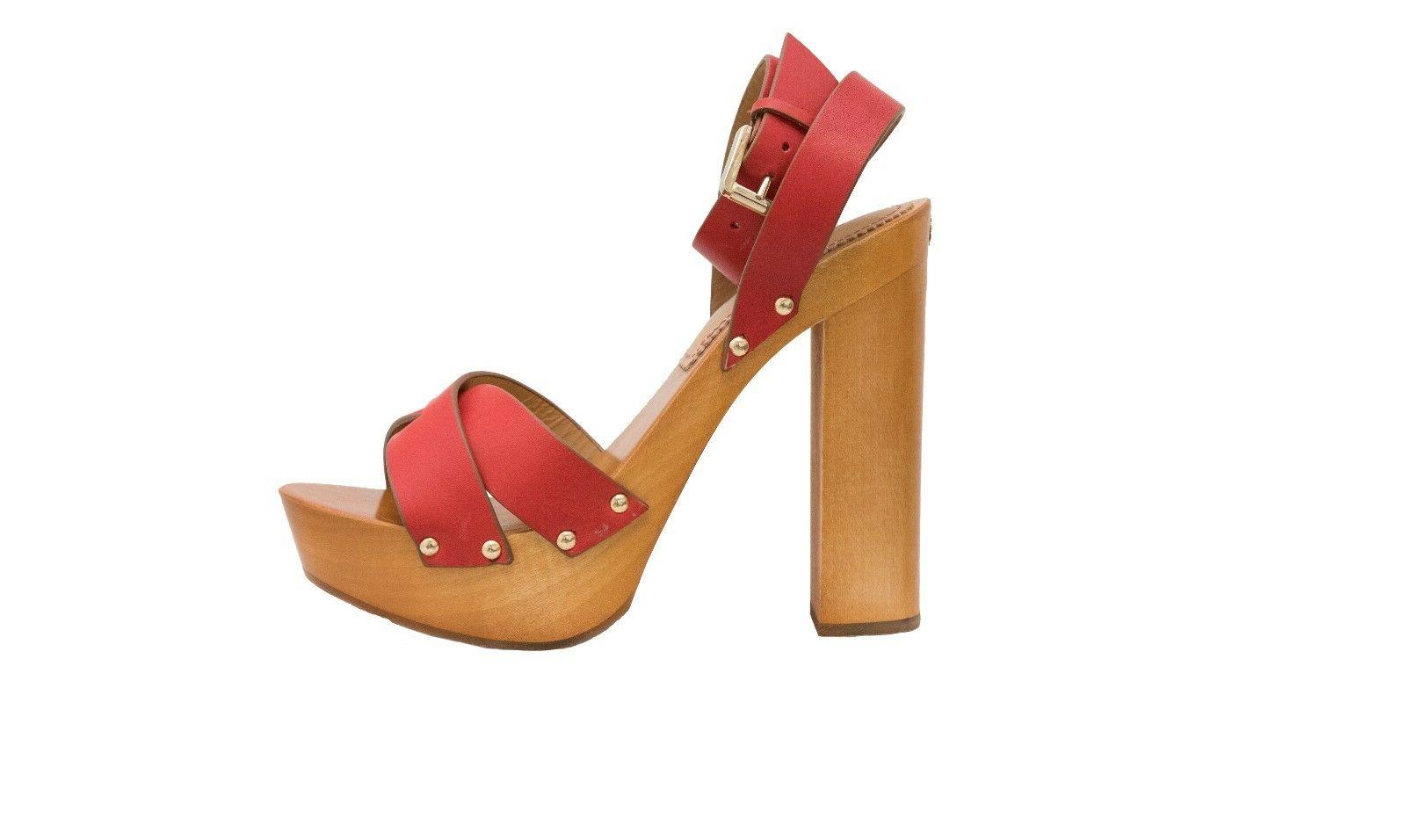 sandalo donna in pelle rossa offerta ultime