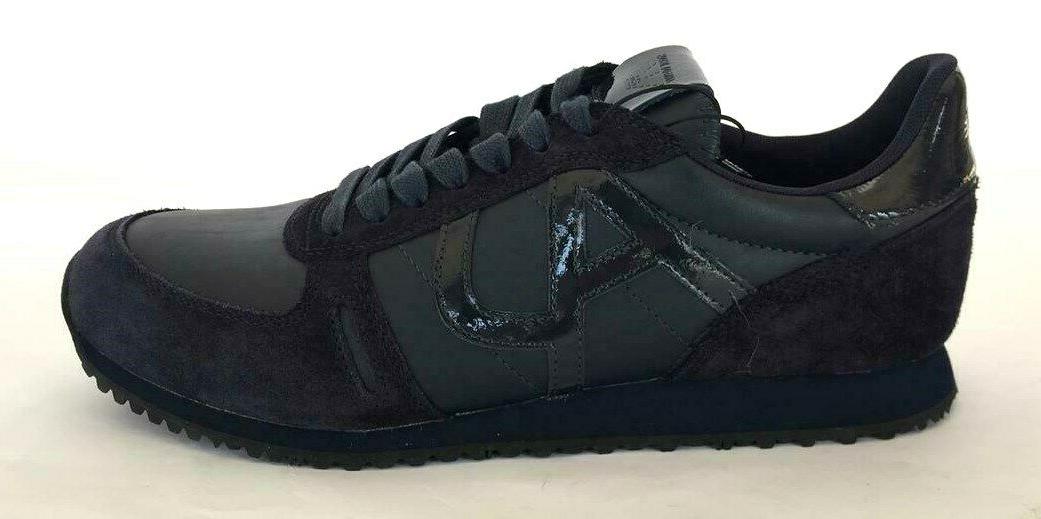 scarpa uomo sneakers con logo in camoscio