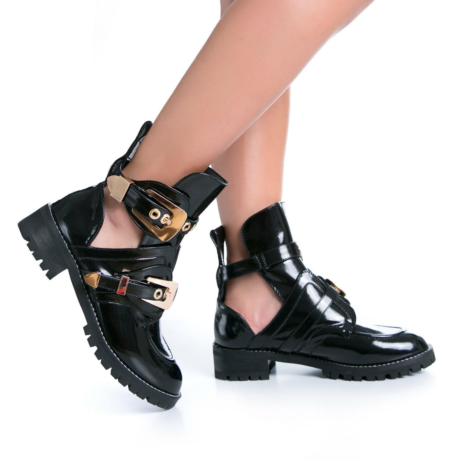 scarpe donna aperte estive stivaletto tronchetto biker