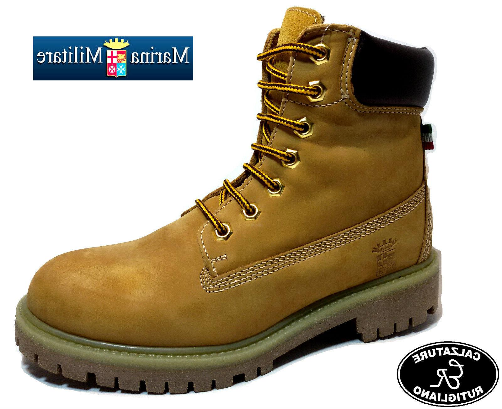 scarpe donna ragazzo giallo anfibio trekking boscaiolo