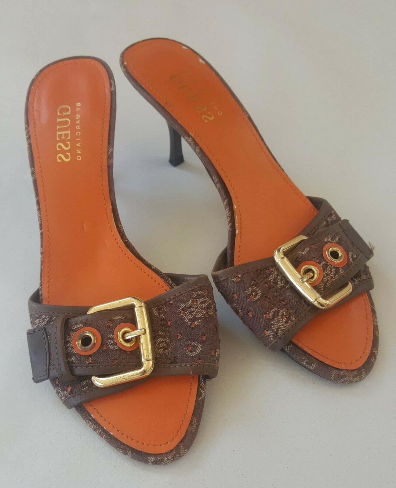 scarpe sandali n 36 usato poco marrone