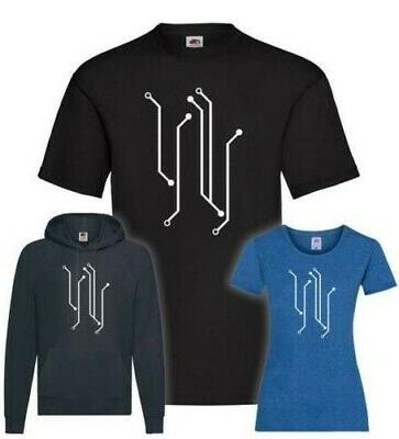 schema t shirt pullover felpa con cappuccio