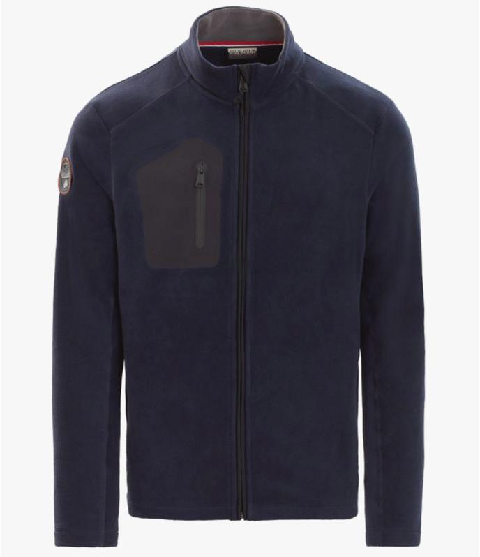 sconto 30 percent felpa pile full zip