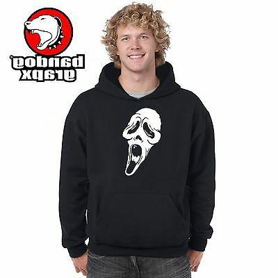 scream felpa cappuccio scary movie ghost mask