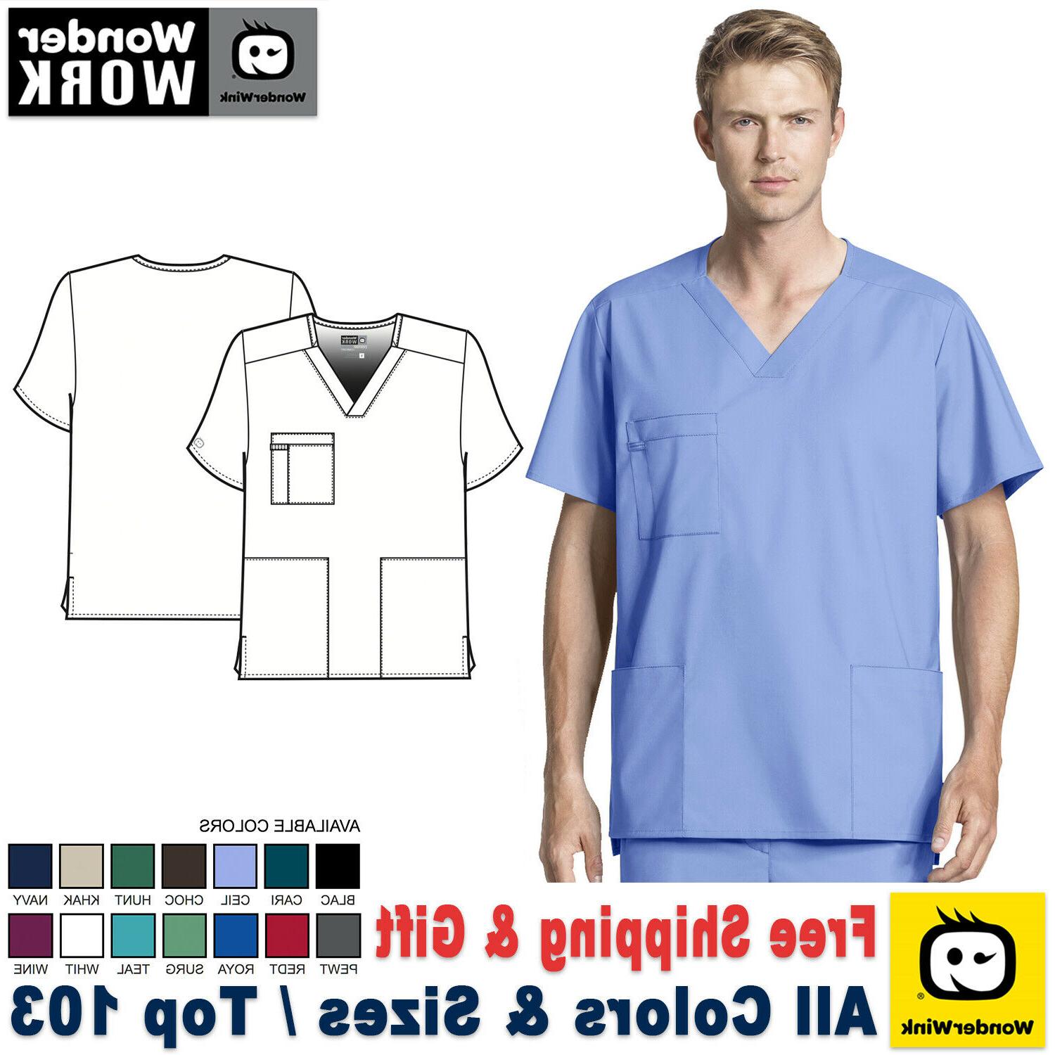 scrub lavoro uomo multi tasca modificato maglia