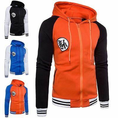 son goku men anime sweatshirt sweater jacket