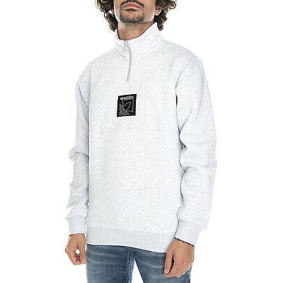 spirit icon hooded sweatshirt light grey felpa