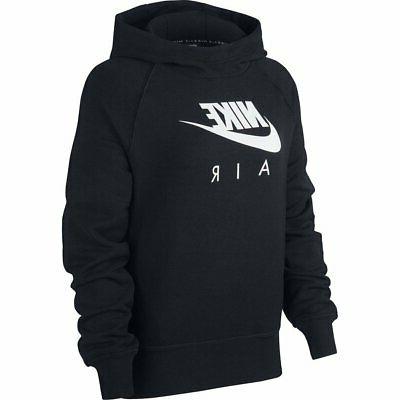 sportswear air bb felpa con cappuccio nero