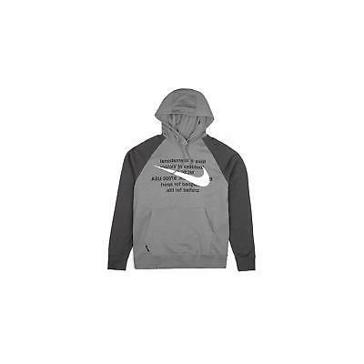 sportswear swoosh uomo felpa grigio wr760