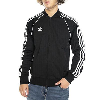 sst track jacket blue black white giacca