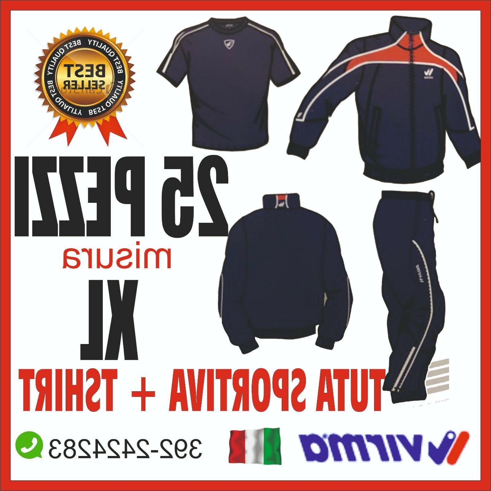 stock 25 tute sportive acetato societa squadra