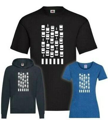 straeverkehr prima strisce zebrate icone t shirt