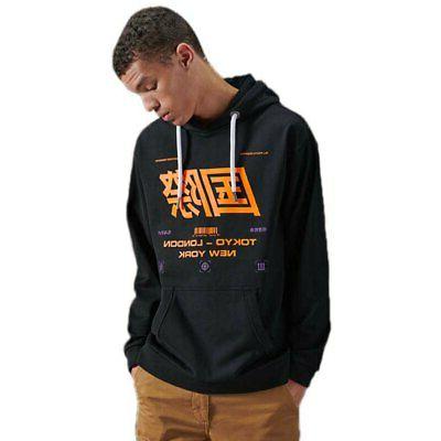 streetwear 4 oversized felpe abbigliamento uomo nero