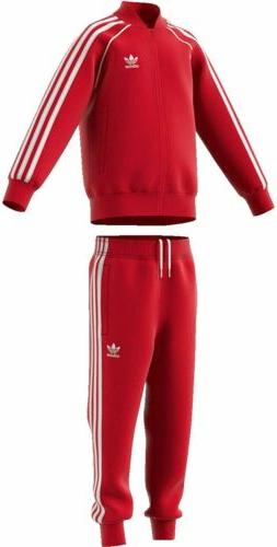 adidas Superstar, Suits Unisex Bimbi - EI9866 RED TUTA F/Z