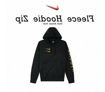 swoosh hoodie fullzip fleece metallic dc2582 010