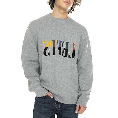 t2 intarsia crewneck sweatshirt serif medium grey