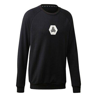 tango logo crew felpe abbigliamento uomo nero