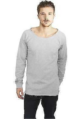 tb1012 long open edge terry crewneck streetwear