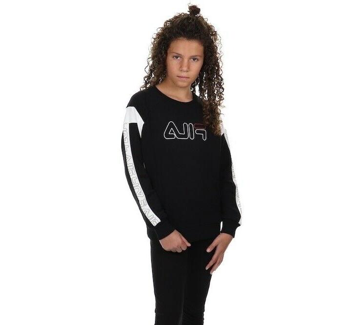 teens carina crew shirt felpa girocollo garzata