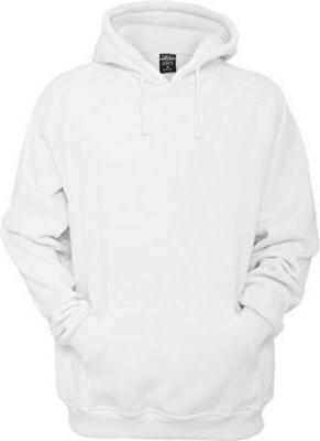 tg m blank hoodie felpa bianco m