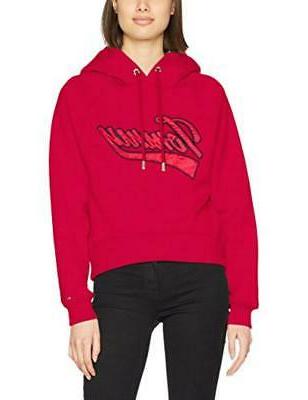 tg s carrie hoodie ls felpa rosso
