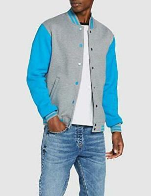 tg xl 2 tone college sweatjacket felpa