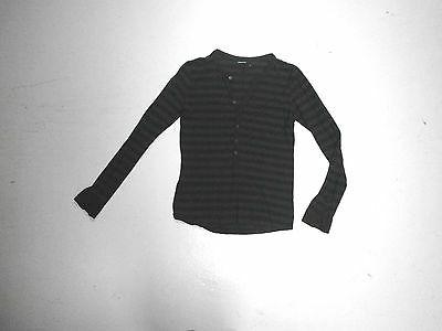 top felpa taglia m a strisce grigio