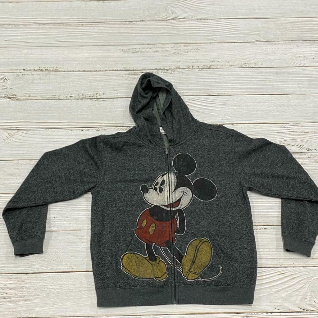 topolino affliggere grigio cerniera intera felpa con