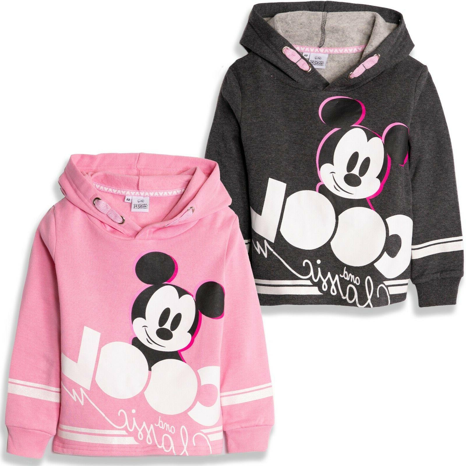 topolino ragazze corto felpa con cappuccio maglione