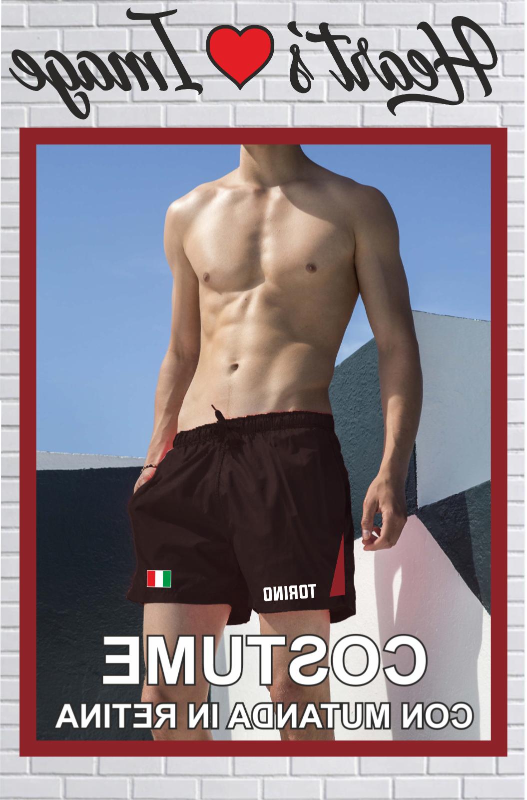 torino short sport squadre costume mascherina calcio