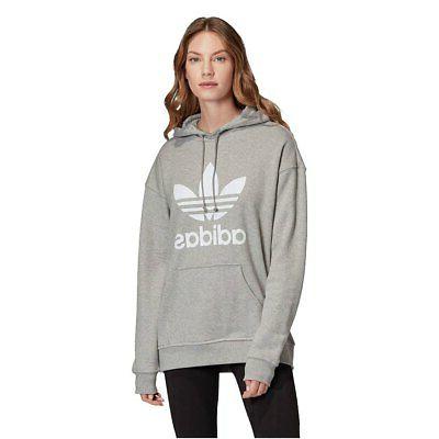 trefoil felpe abbigliamento donna grigio
