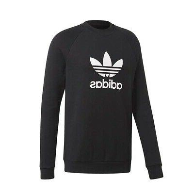 trefoil warm up crew felpa casual uomo