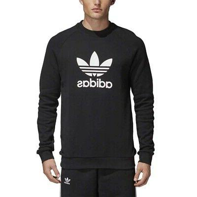 trefoil warm up crew felpe abbigliamento uomo