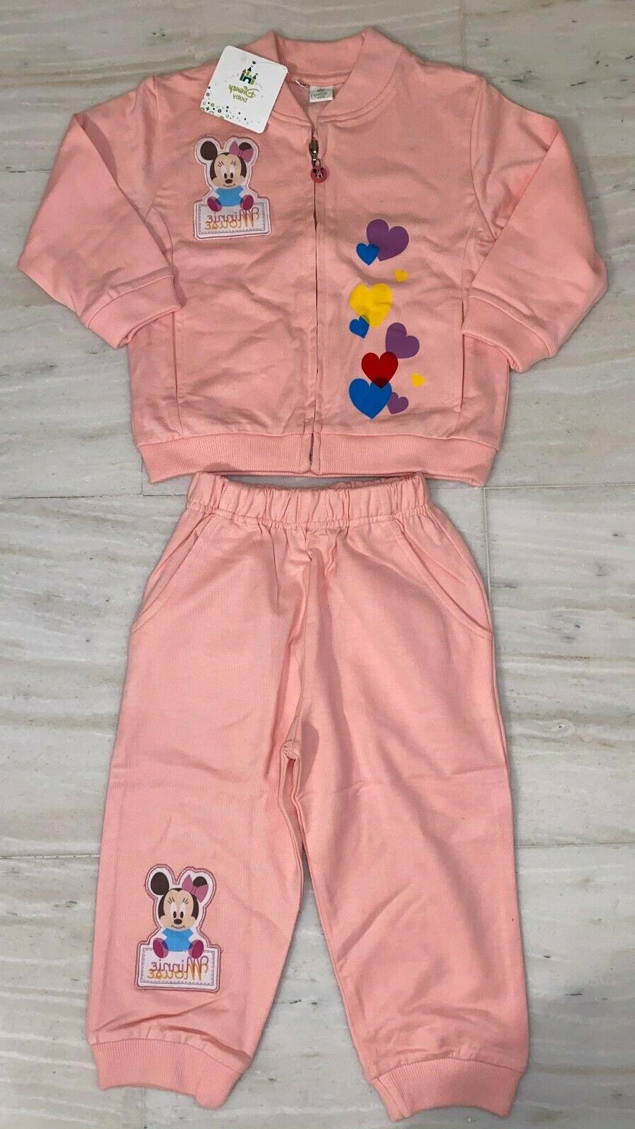 tuta bimba minnie pantalone felpa con zip