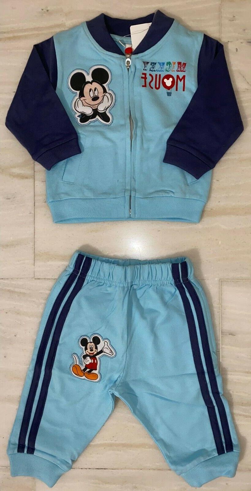 tuta bimbo mickey mouse pantalone felpa con