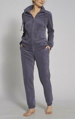tuta con zip cotone ciniglia sets ls